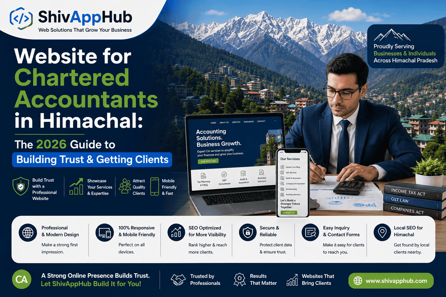 Website for Chartered Accountants in Himachal: The 2026 Guide to Building Trust & Getting Clients