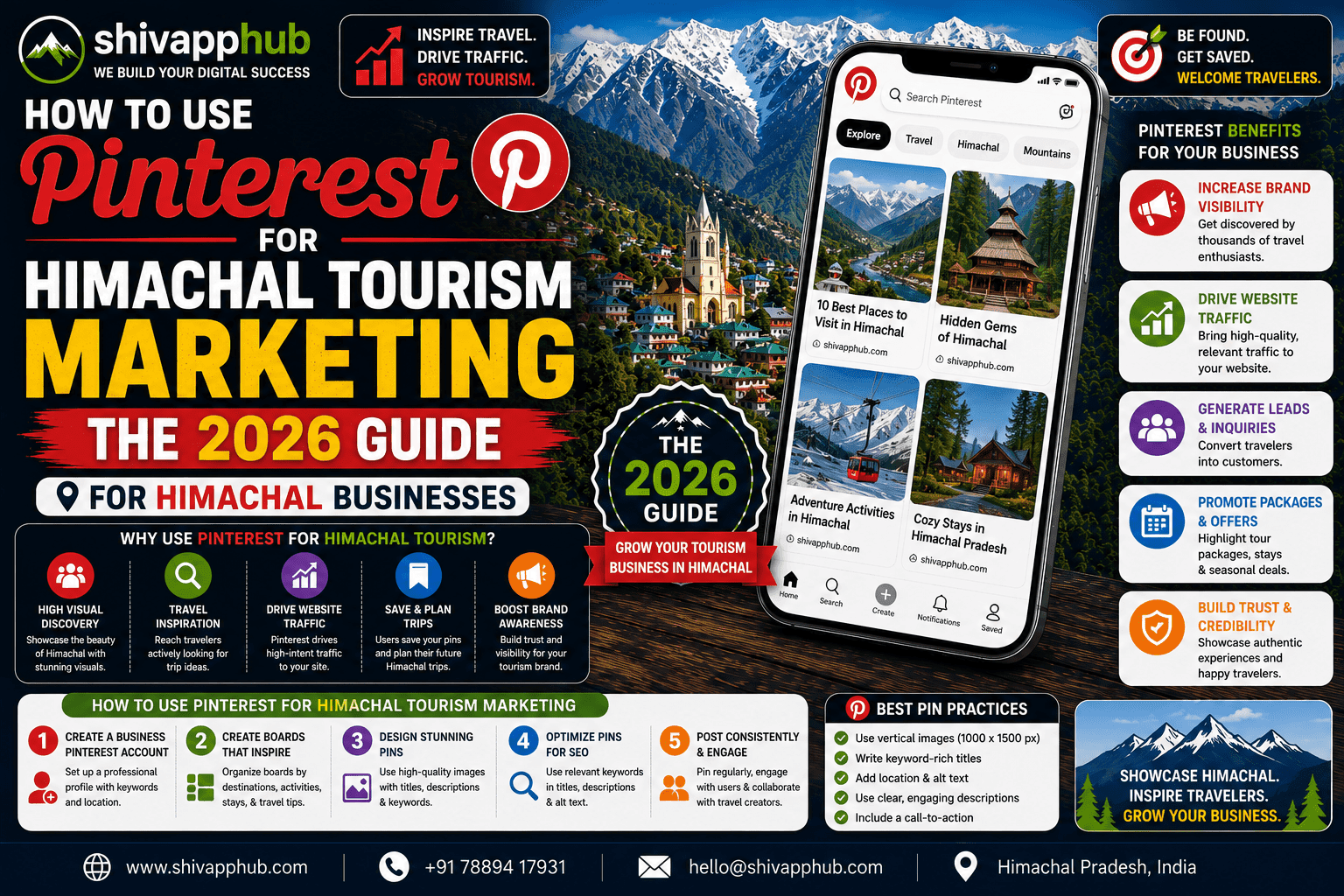 How to Use Pinterest for Himachal Tourism Marketing: The 2026 Guide