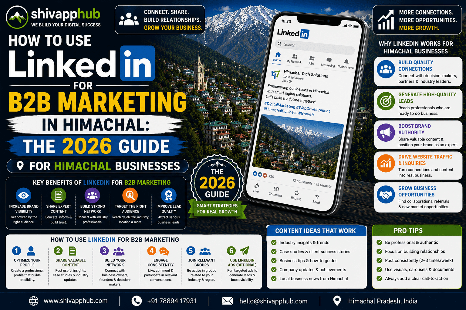How to Use LinkedIn for B2B Marketing in Himachal: The 2026 Guide