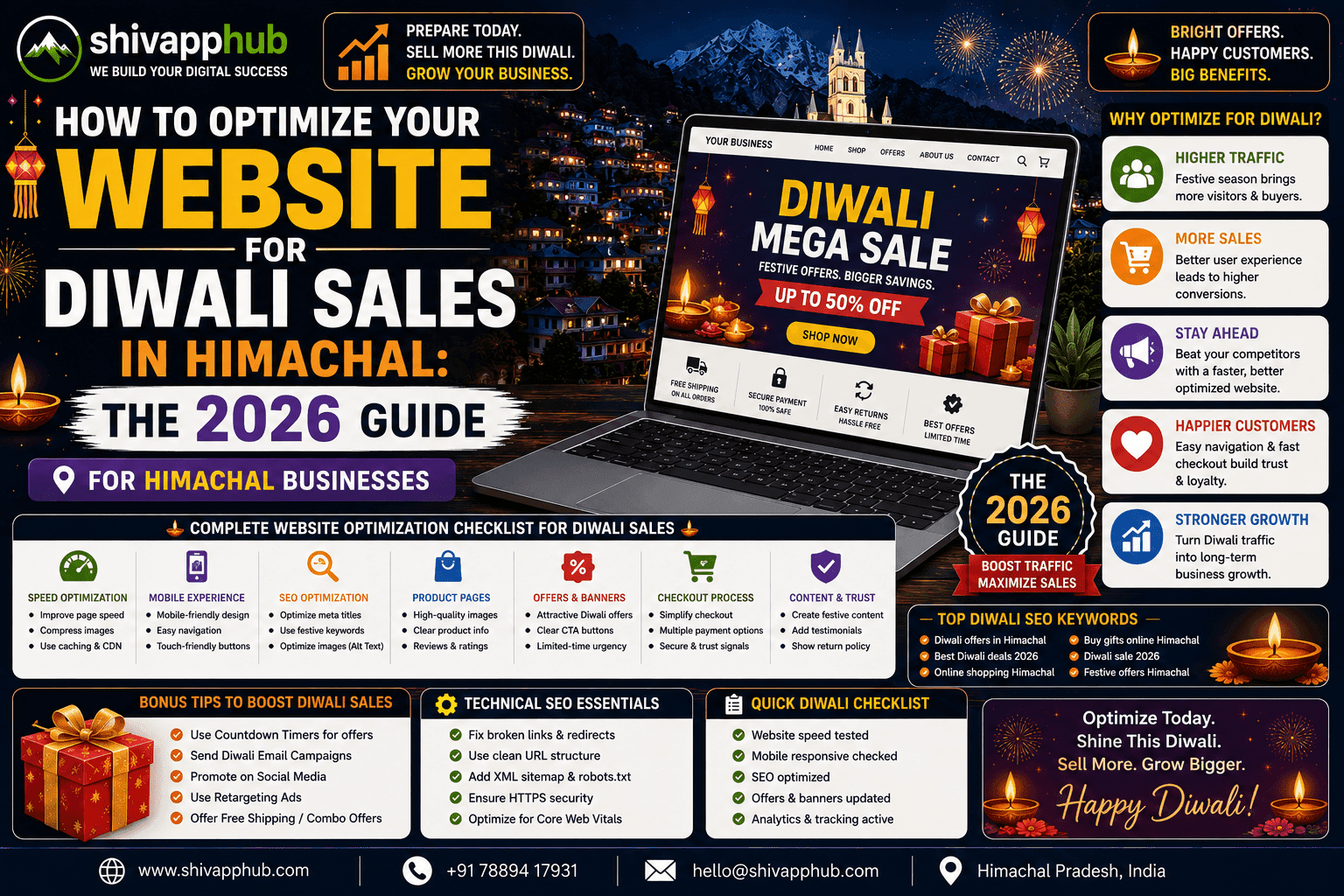 How to Optimize Your Website for Diwali Sales in Himachal: The 2026 Guide