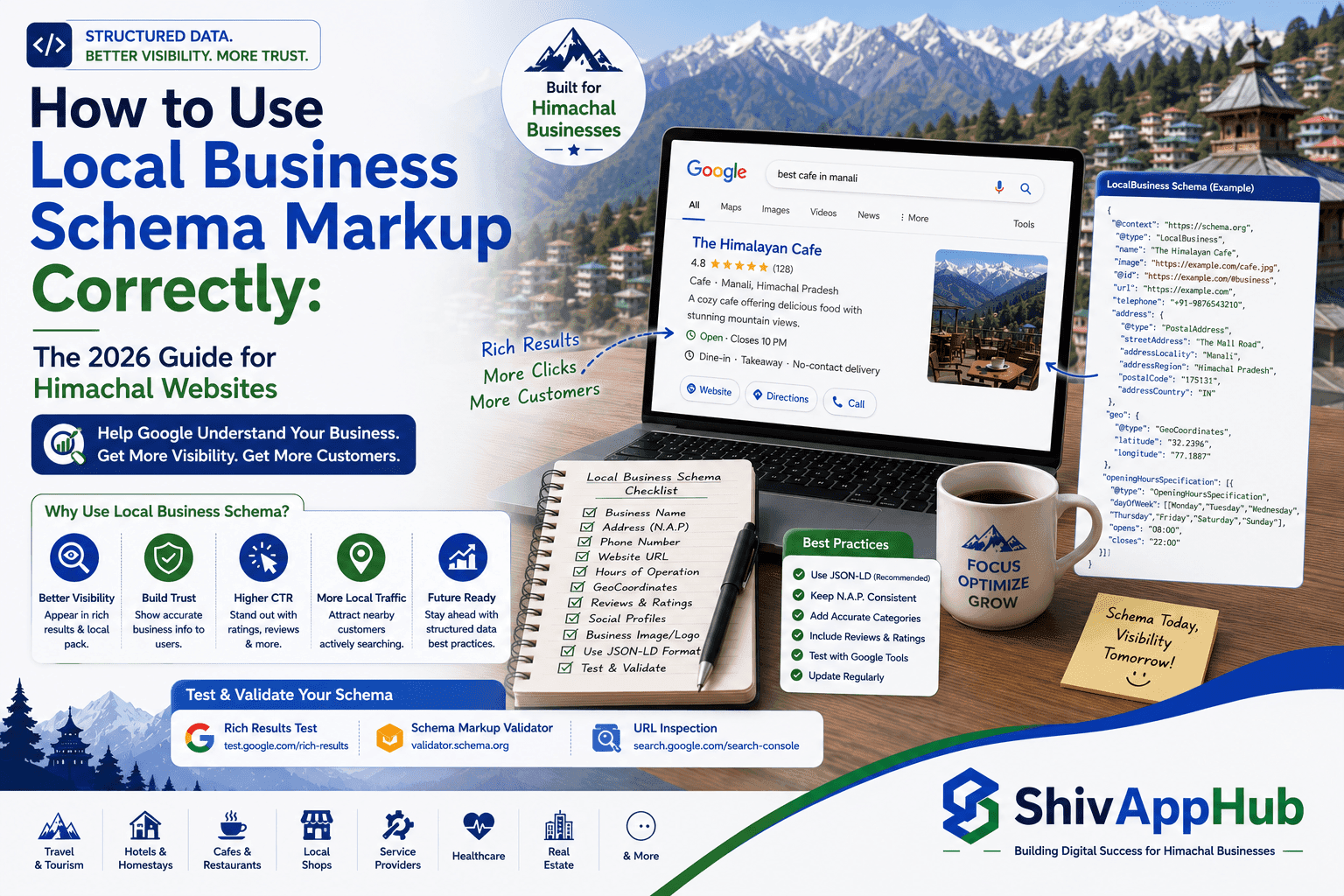 How to Use Local Business Schema Markup Correctly: The 2026 Guide for Himachal Websites