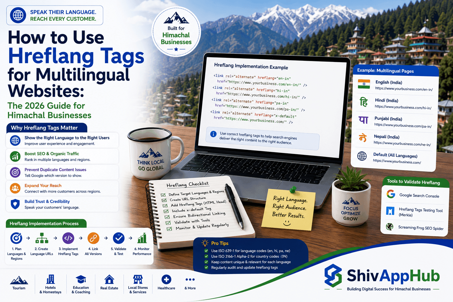 How to Use Hreflang Tags for Multilingual Websites: The 2026 Guide for Himachal Businesses