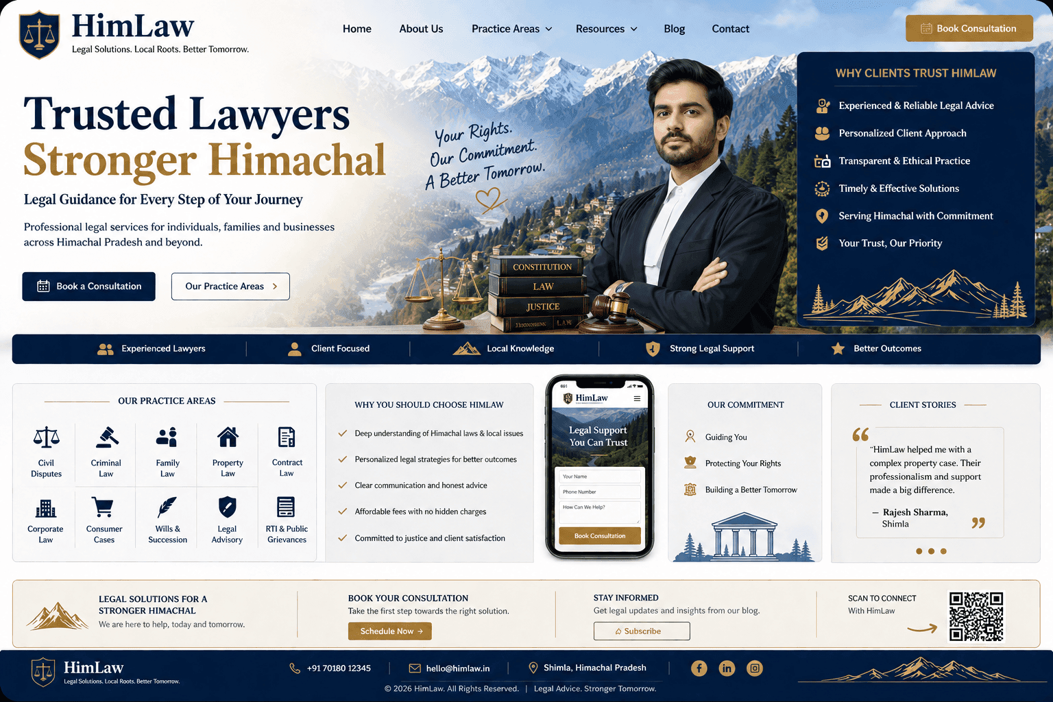 Website for Lawyers in Himachal: The 2026 Guide to Building a Professional Online Presence & Attracting Clients