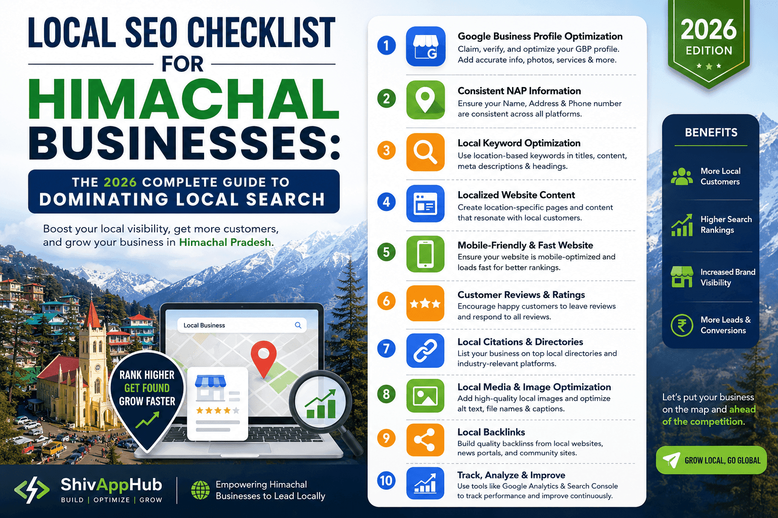 Local SEO Checklist for Himachal Businesses: The 2026 Complete Guide to Dominating Local Search