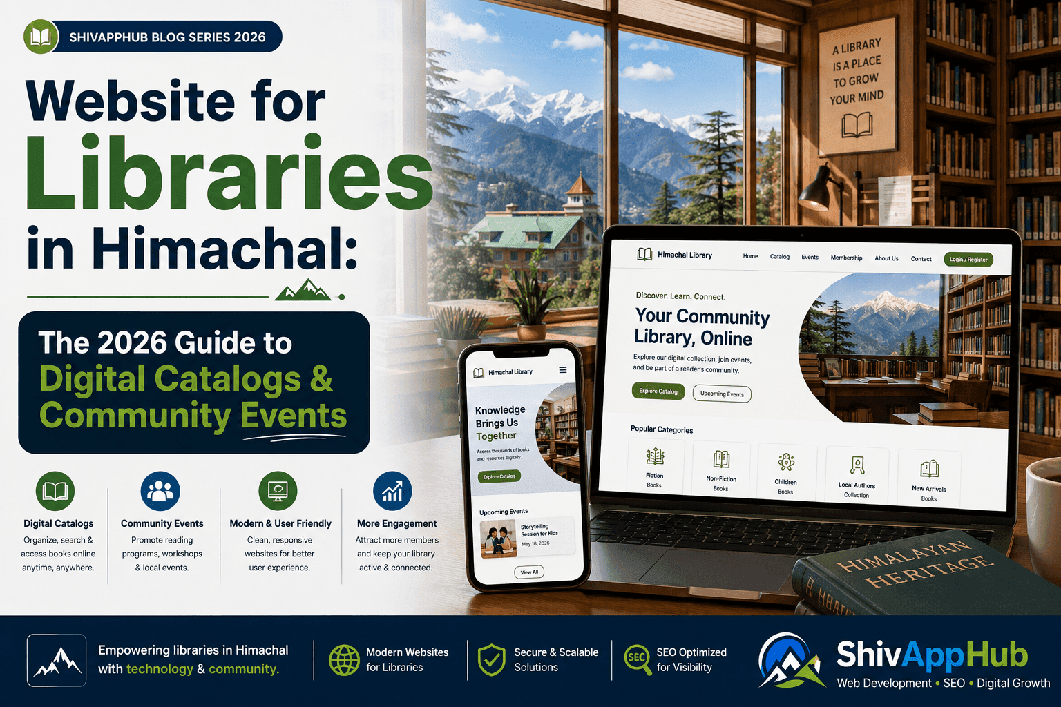 Website for Libraries in Himachal: The 2026 Guide to Digital Catalogs & Community Events