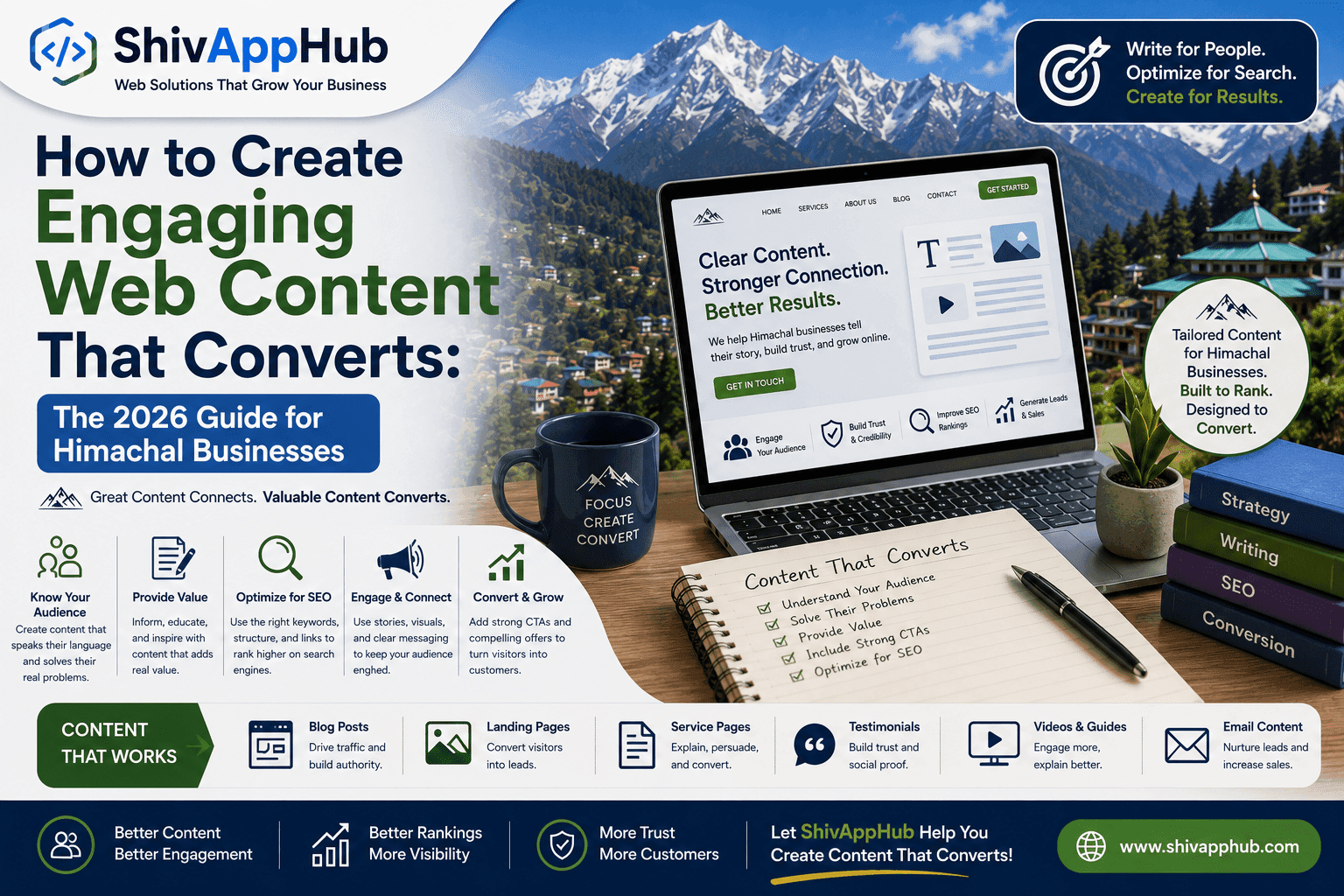 How to Create Engaging Web Content That Converts: The 2026 Guide for Himachal Businesses