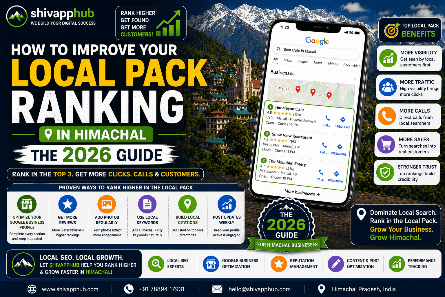 How to Improve Your Local Pack Ranking in Himachal: The 2026 Guide