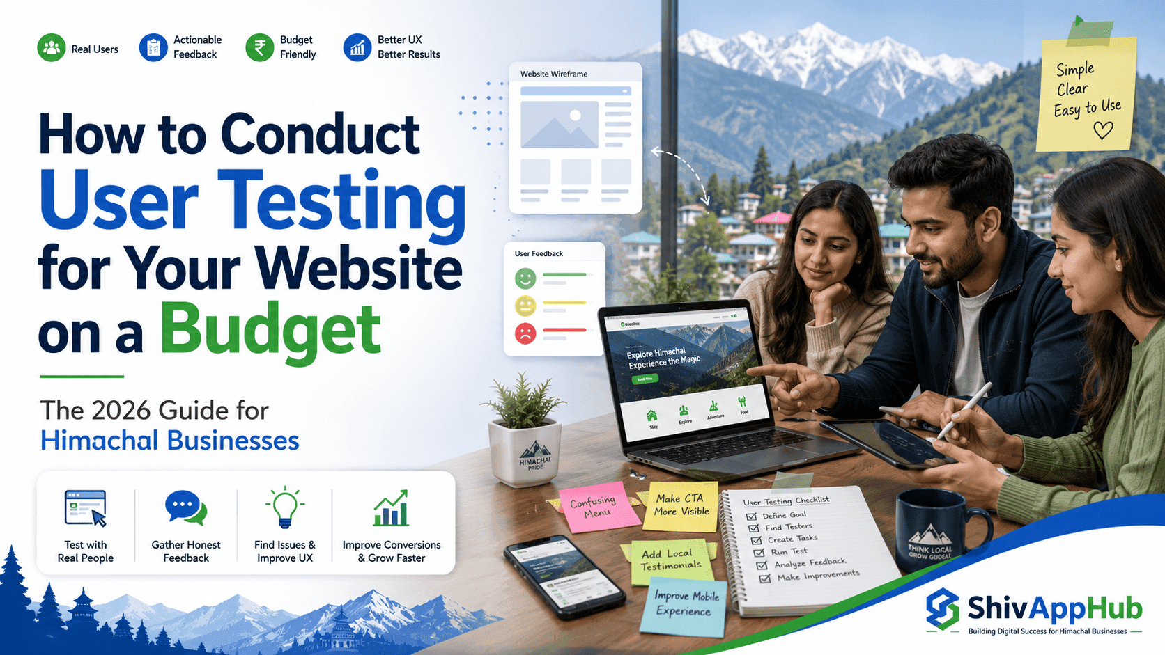 How to Conduct User Testing for Your Website on a Budget: The 2026 Guide for Himachal Businesses
