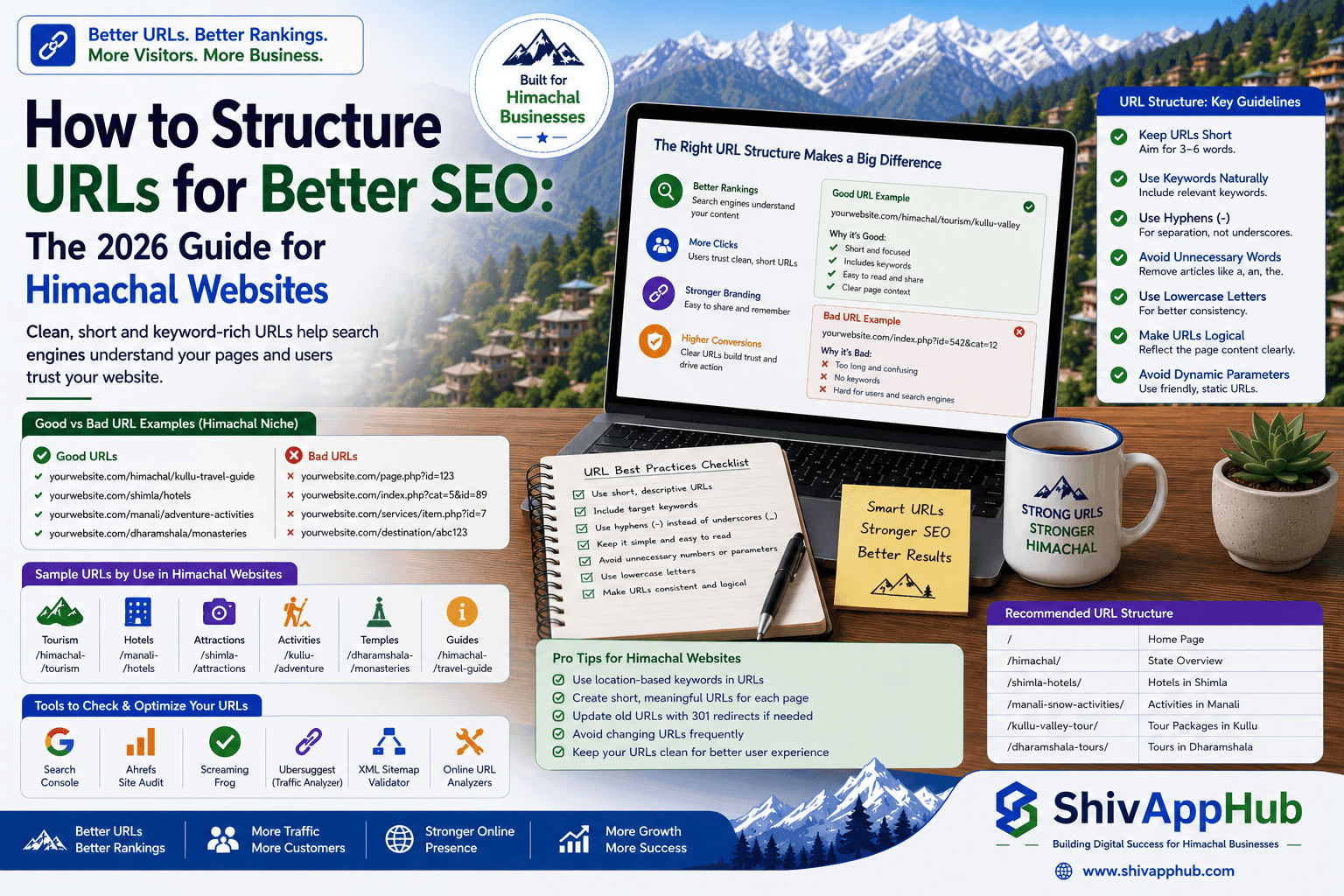 How to Structure URLs for Better SEO: The 2026 Guide for Himachal Websites