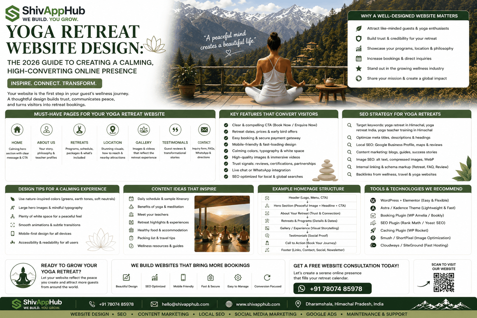 Yoga Retreat Website Design: The 2026 Guide to Creating a Calming, High‑Converting Online Presence