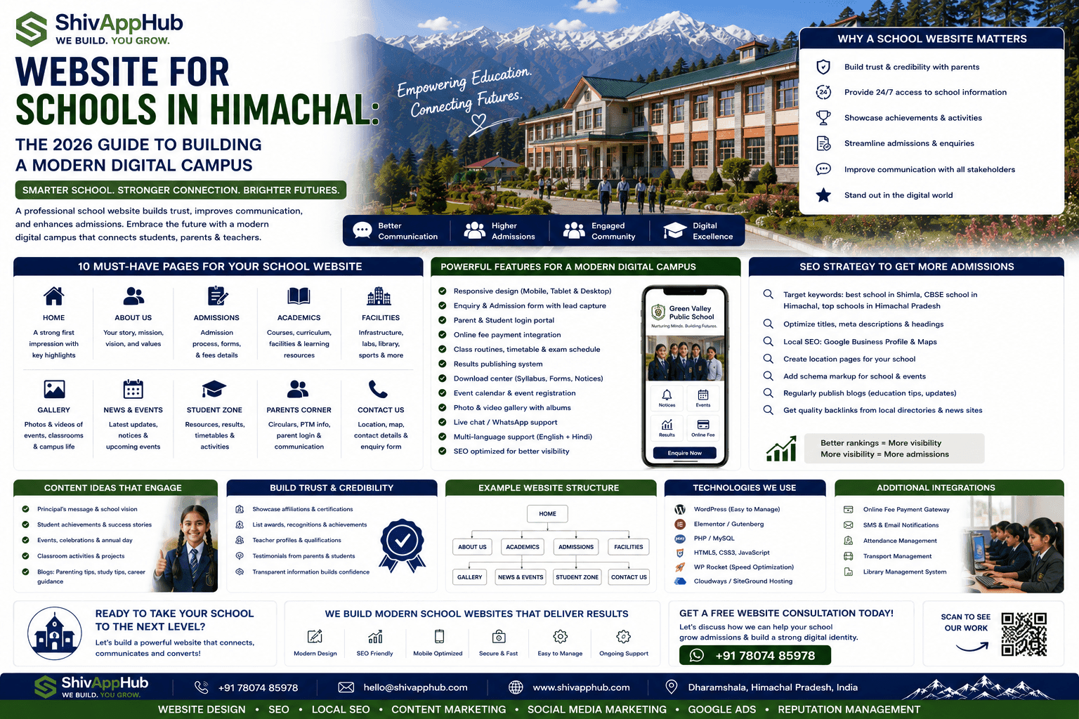 Website for Schools in Himachal: The 2026 Guide to Building a Modern Digital Campus