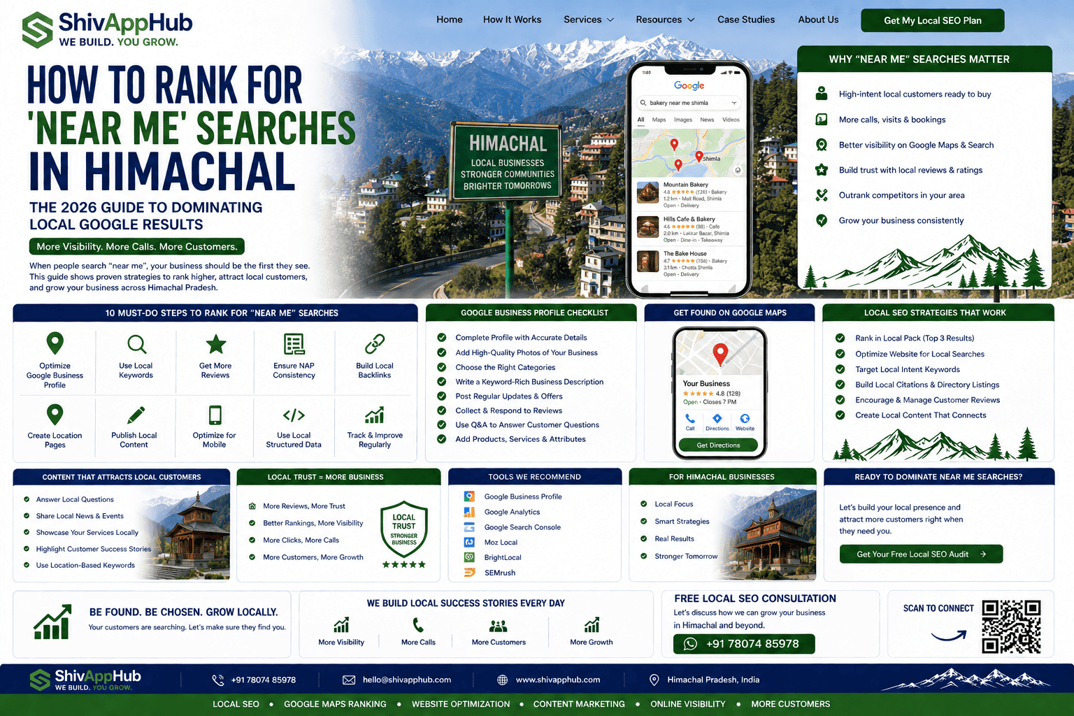How to Rank for 'Near Me' Searches in Himachal: The 2026 Guide to Dominating Local Google Results